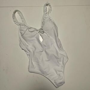 White One Piece Swimsuit
